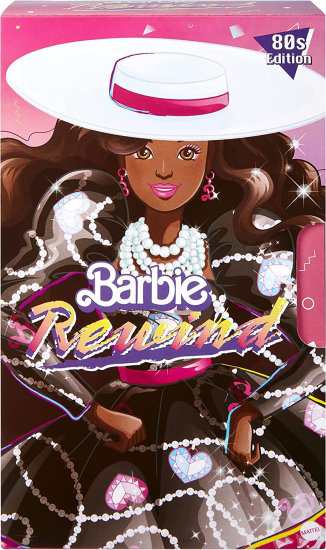 Barbie バービーRewind '80年代版の人形、洗練されたスタイル、ドレスとアクセサリーを着て、暗茶色の巻き毛、コレクターへの贈り物｜au  PAY マーケット