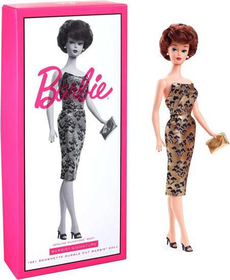 Barbie バービー1961ブラウンテットバブルカットバービー人形の通販は