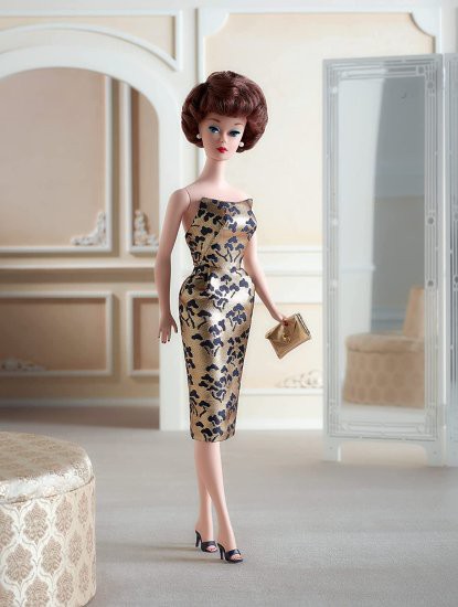 Barbie バービー1961ブラウンテットバブルカットバービー人形の通販は