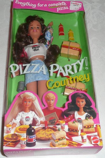 Barbie バービー - ピザパーティーコートニードール - ピザハット1994マテルの通販は人形（着せ替え）