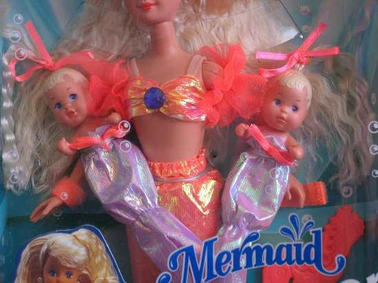 Barbie バービーマーメイドスキッパー＆シーツインズドールズ（1993 