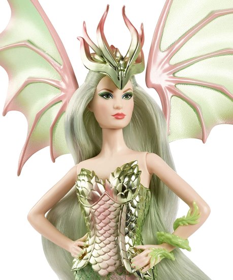 Barbie バービーシグネチャー神話上のミューズファンタジードラゴンエンプレスドール、15インチ、コレクティブル、パステルカラーの髪と翼のあるコレクティブ_2