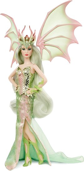 Barbie バービーシグネチャー神話上のミューズファンタジードラゴンエンプレスドール、15インチ、コレクティブル、パステルカラーの髪と翼のあるコレクティブ_4
