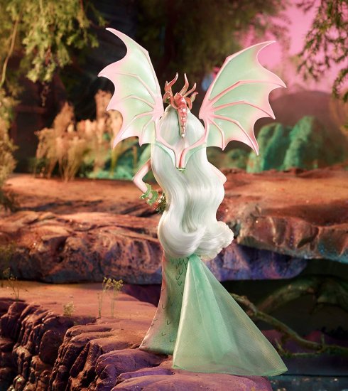 Barbie バービーシグネチャー神話上のミューズファンタジードラゴンエンプレスドール、15インチ、コレクティブル、パステルカラーの髪と翼のあるコレクティブ_5