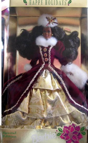 Barbie 1996アフリカ系アメリカ人ハッピーホリデーバービー