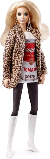 Barbie バービーコレクターのアンディウォーホルキャンベルのスープは1ドールできます