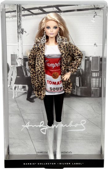 Barbie バービーコレクターのアンディウォーホルキャンベルのスープは1ドールできます_5