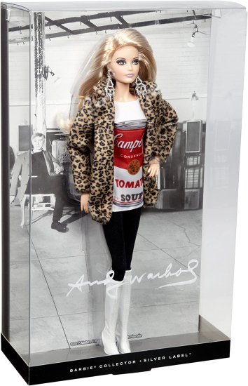 Barbie バービーコレクターのアンディウォーホルキャンベルのスープは1ドールできます_6