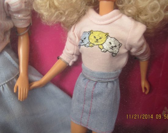 Barbie バービーデニムファンクールシティブルース3人形セットWケン、バービー＆スキッパードールズ（1989マテルホーソーン）_5