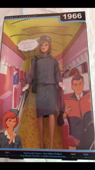 Barbie バービーコレクター私のお気に入りのキャリア-1966パンアメリカンエアウェイズスチュワーデス