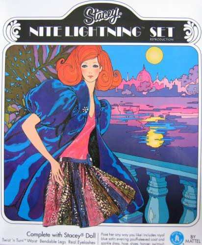 Barbie バービー Stacey Nite Lightening Set 1969 Reproduction Gold Label 7700 Worldwide（2005）