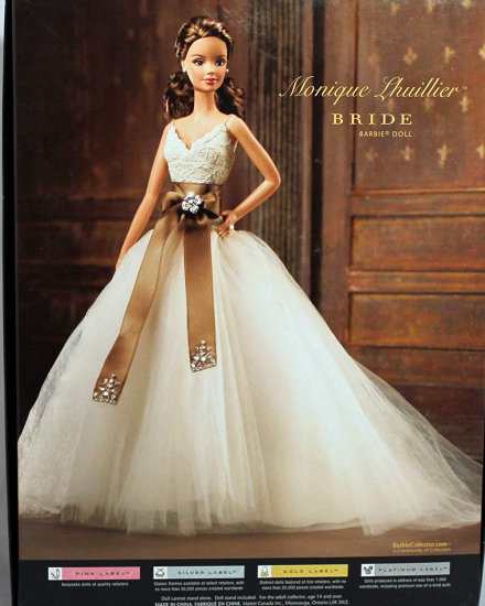 Barbie バービーデザイナーコレクション-MoniqueLhuillier Bride バービー Doll