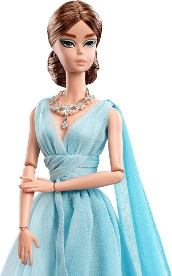 税込) Barbie バービーファッションモデルコレクションブルーシフォン