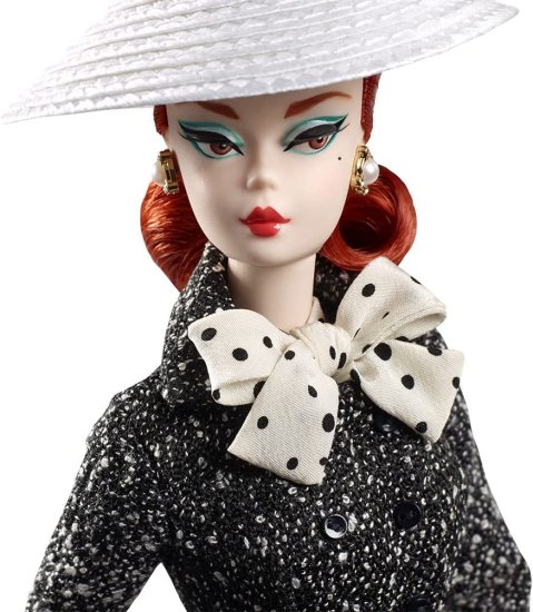HEAD BOA 25.0cm スノボブーツ Barbie 黒と白のツイードスーツバービー人形