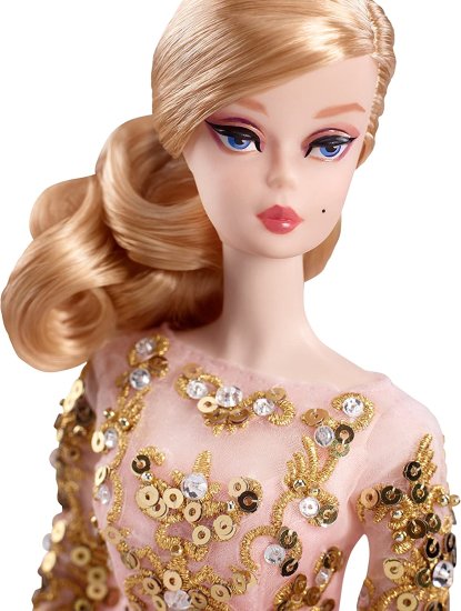 Barbie バービーブラッシュ＆ゴールドカクテルドレス_2