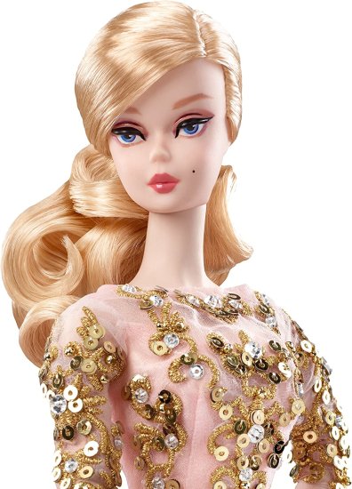 Barbie バービーブラッシュ＆ゴールドカクテルドレス_3