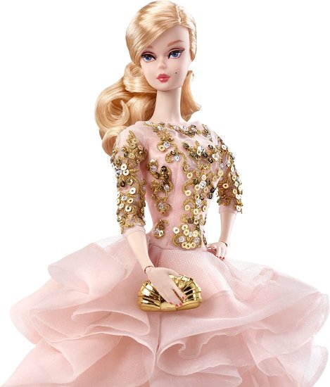 Barbie バービーブラッシュ＆ゴールドカクテルドレス_5