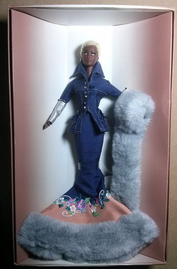 Barbie バービーインディゴ執着滑走路人形バイロンラースアフリカ系