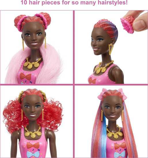 Barbie バービーの色がグリッターを明らかにします！ヘア