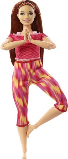Barbie バービーは、22の柔軟なジョイントと長いまっすぐな赤い髪を、3-7歳の子供向けのアスリートウエアを着て、人形を移動するために作られました 人形(着せ替え)
