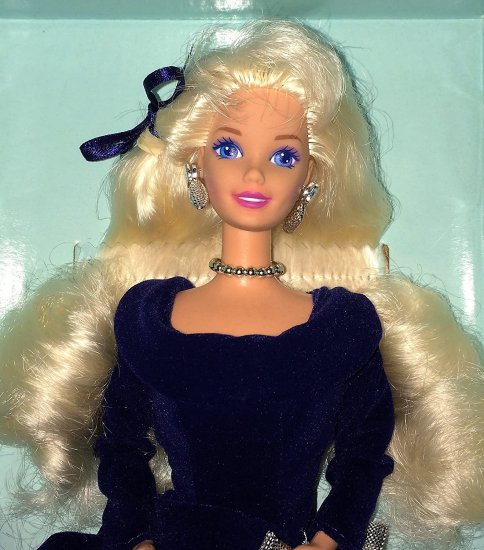 Barbie バービースペシャルエディションウィンターベルベット人形コーカシアン1stシリーズ