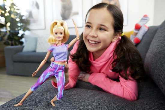 Barbie バービーは、22の柔軟なジョイントと長いブロンドのポニーテールで人形を移動させました3-7歳の子供向けのアスリートウエアを着ての通販はau  PAY マーケット - いいね！ワールドセレクトショップ au PAY マーケット店 | au PAY マーケット－通販サイト