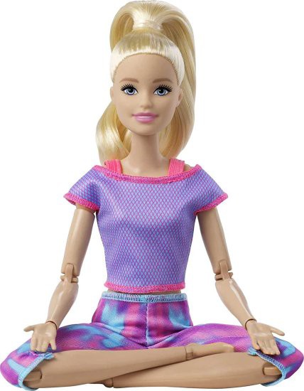 Barbie バービーは、22の柔軟なジョイントと長いブロンドのポニーテールで人形を移動させました3-7歳の子供向けのアスリートウエアを着て｜au  PAY マーケット