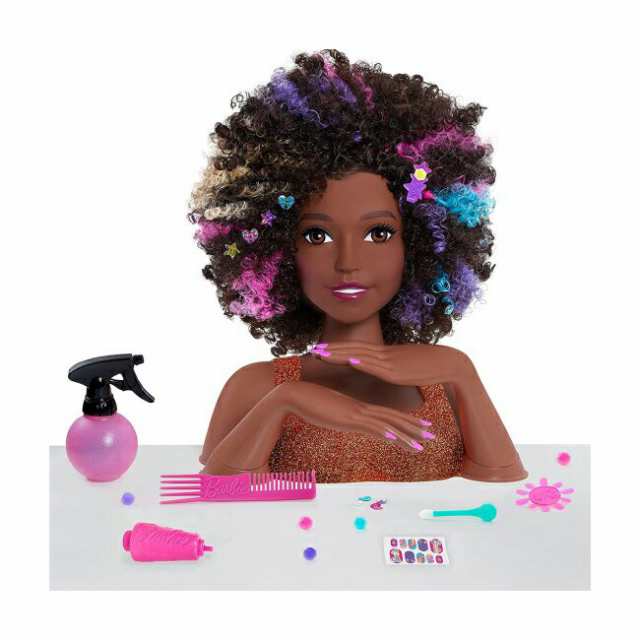【半額】 Barbie バービーレインボースパークルデラックススタイリング クリアファイル