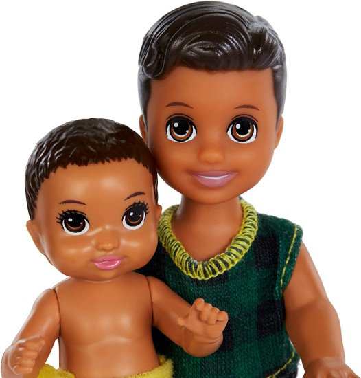 Barbie バービー Skipper Babysitters Inc.人形、2パックの兄弟人形に 