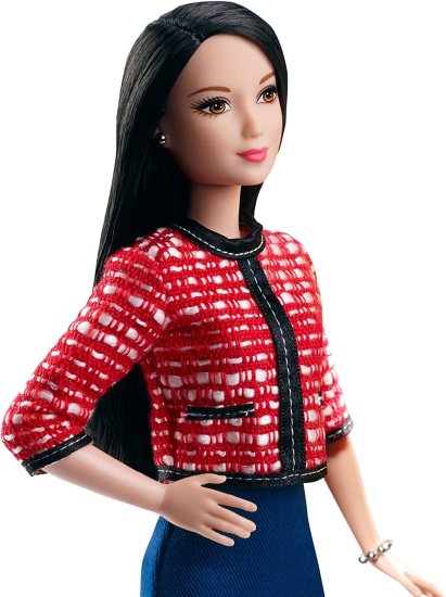 Barbie バービーの政治候補者人形、3-7歳の背の高い黒髪の人形 人形（着せ替え）