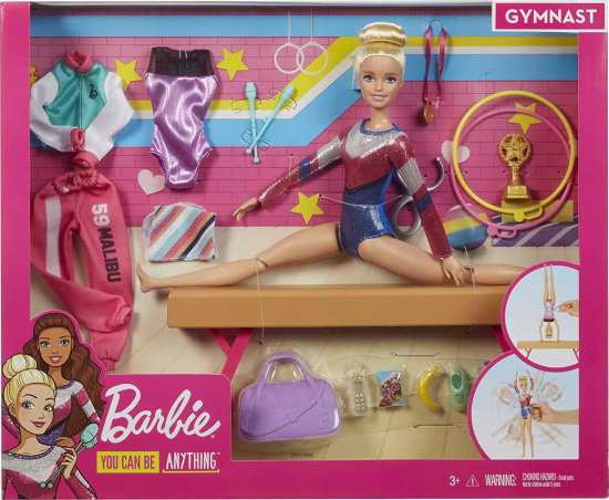 Barbie バービー体操プレイセット：旋回機能、バランスビーム、15歳