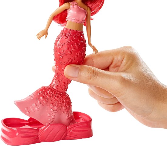 Barbie バービードリームトピアバブル 'n楽しい人魚の赤い人形_5
