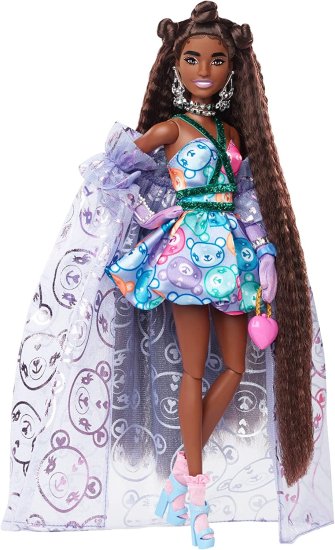 Barbie バービーの余分な派手な人形とアクセサリー_1