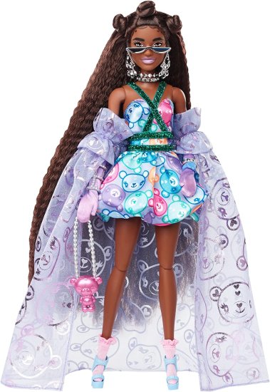 Barbie バービーの余分な派手な人形とアクセサリー_3