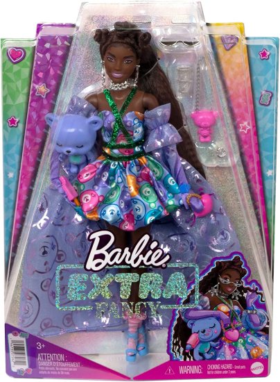 Barbie バービーの余分な派手な人形とアクセサリー_5