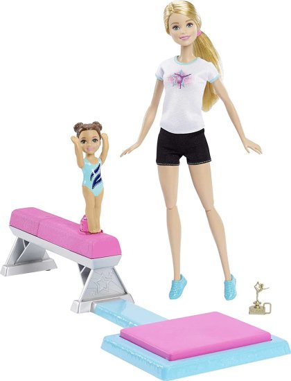 Barbie バービーと幼児の学生フリッピン楽しい体操人形