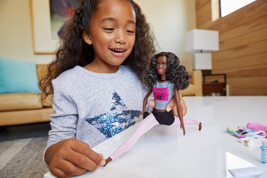 Barbie バービーサプライズドール、2つのキャリアルックスとアクセサリーを持つブルネット_1