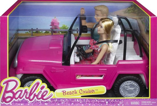 Barbie バービービーチクルーザーバービー人形とケン人形の通販はau