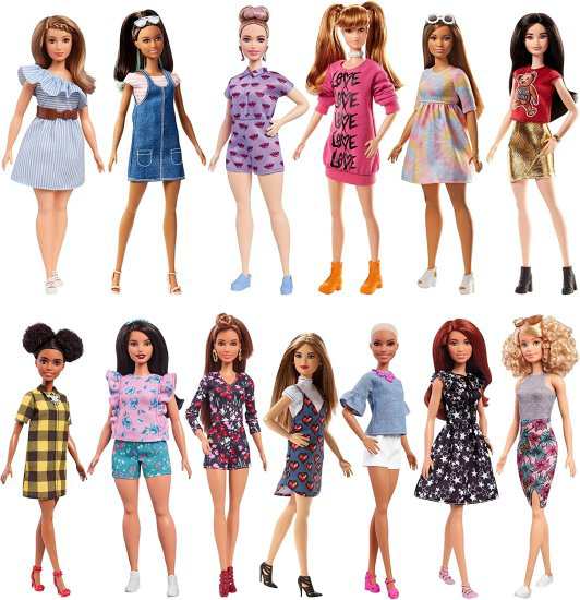 Barbie バービーファッショニスタドール56スタイルとても甘いスタイル