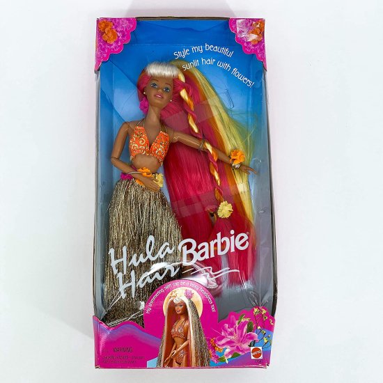 Barbie ピンク＆ゴールドフラ髪バービー