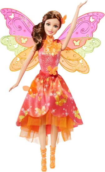 Barbie バービーと2-in-1妖精の人形を変える秘密のドア