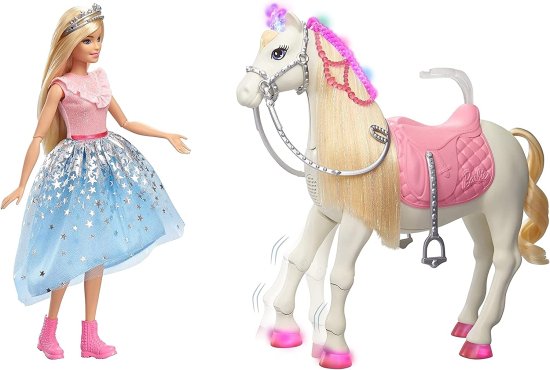 Barbie バービーGML79モダンプリンセスプランス＆シマーホース