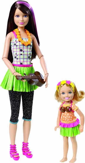 Barbie バービーシスターズフラダンススキッパーとチェルシードール2 