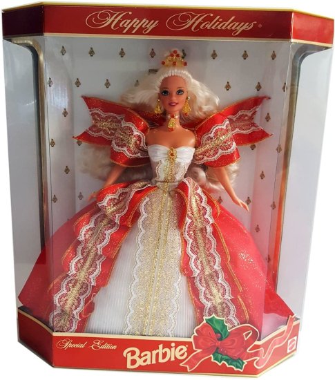 Barbie バービー 1997 Happy Holidays Doll Special Edition -Blonde