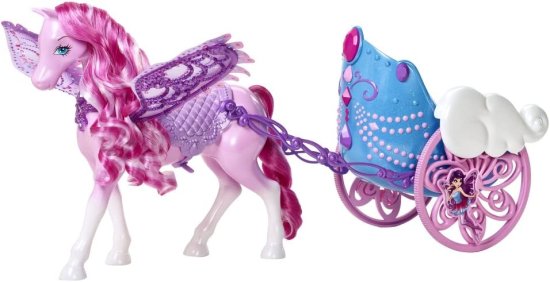 Barbie バービー・マリポサと妖精の王女ペガサスとフライング戦車セット
