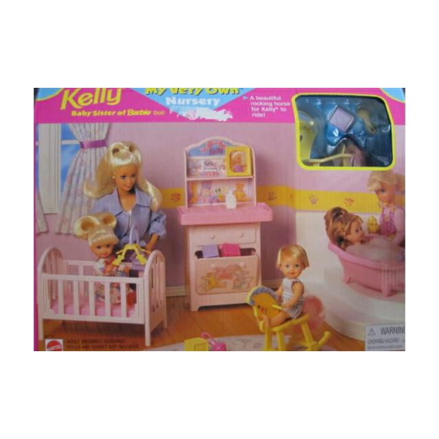 Barbie バービーケリー私自身の保育園プレイセット（1997 Arcotoys、Mattel）