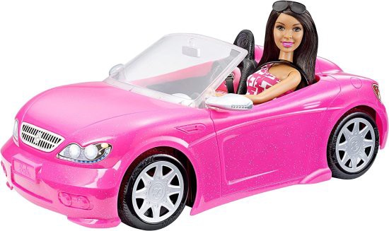 Barbie バービーアフリカ系アメリカ人のコンバーチブルと人形パックの