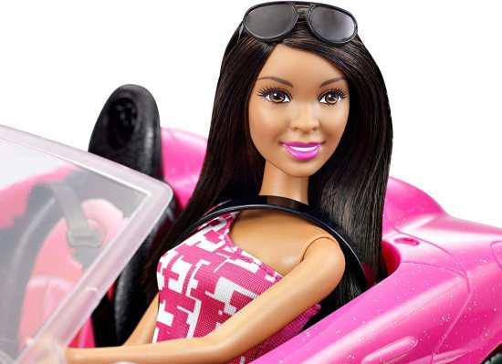 Barbie バービーアフリカ系アメリカ人のコンバーチブルと人形パックの