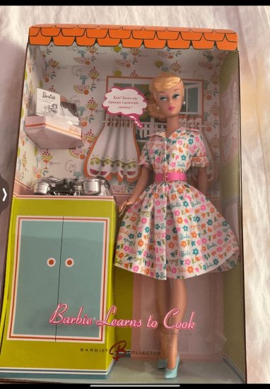 Barbie バービーはシルバートーン調理器具で人形を調理することを学びますゴールドラベルコレクタブルドール（2006）_1