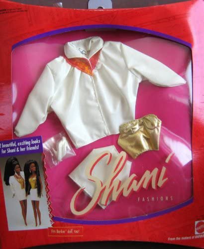Barbie シャニファッションバービーホワイトフェイクレザーファッションモデルデザイン（1991）の通販は 17,500円
